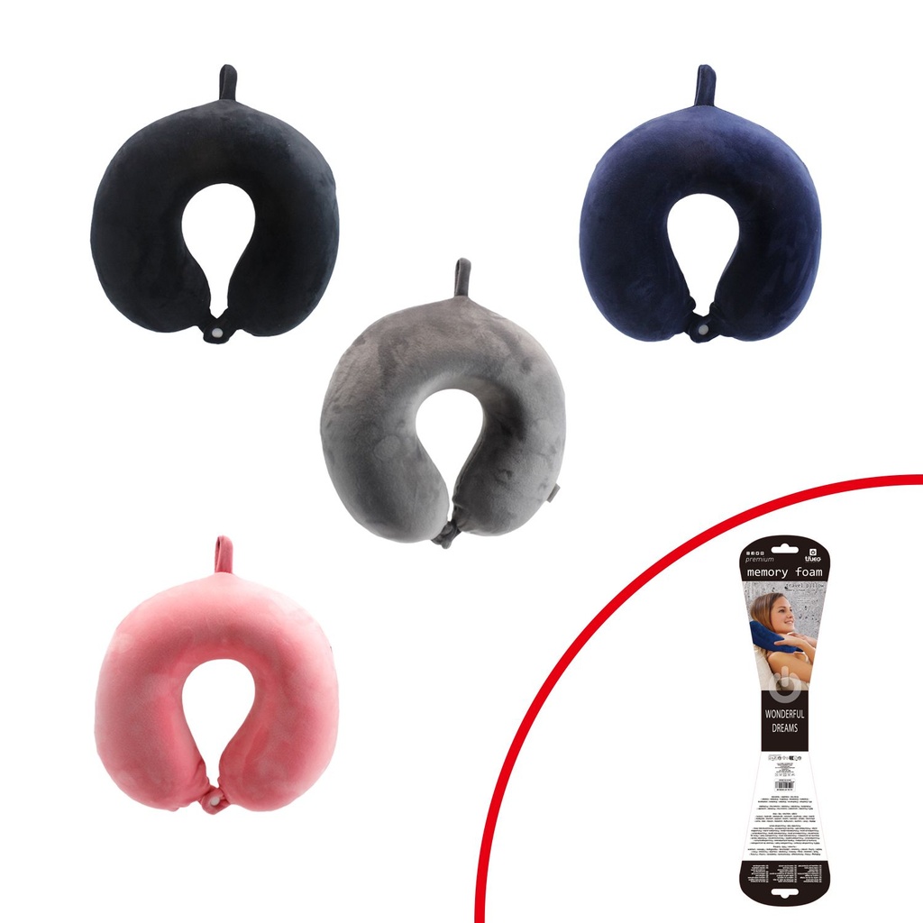Nackenkissen Memory Foam Einfarbig