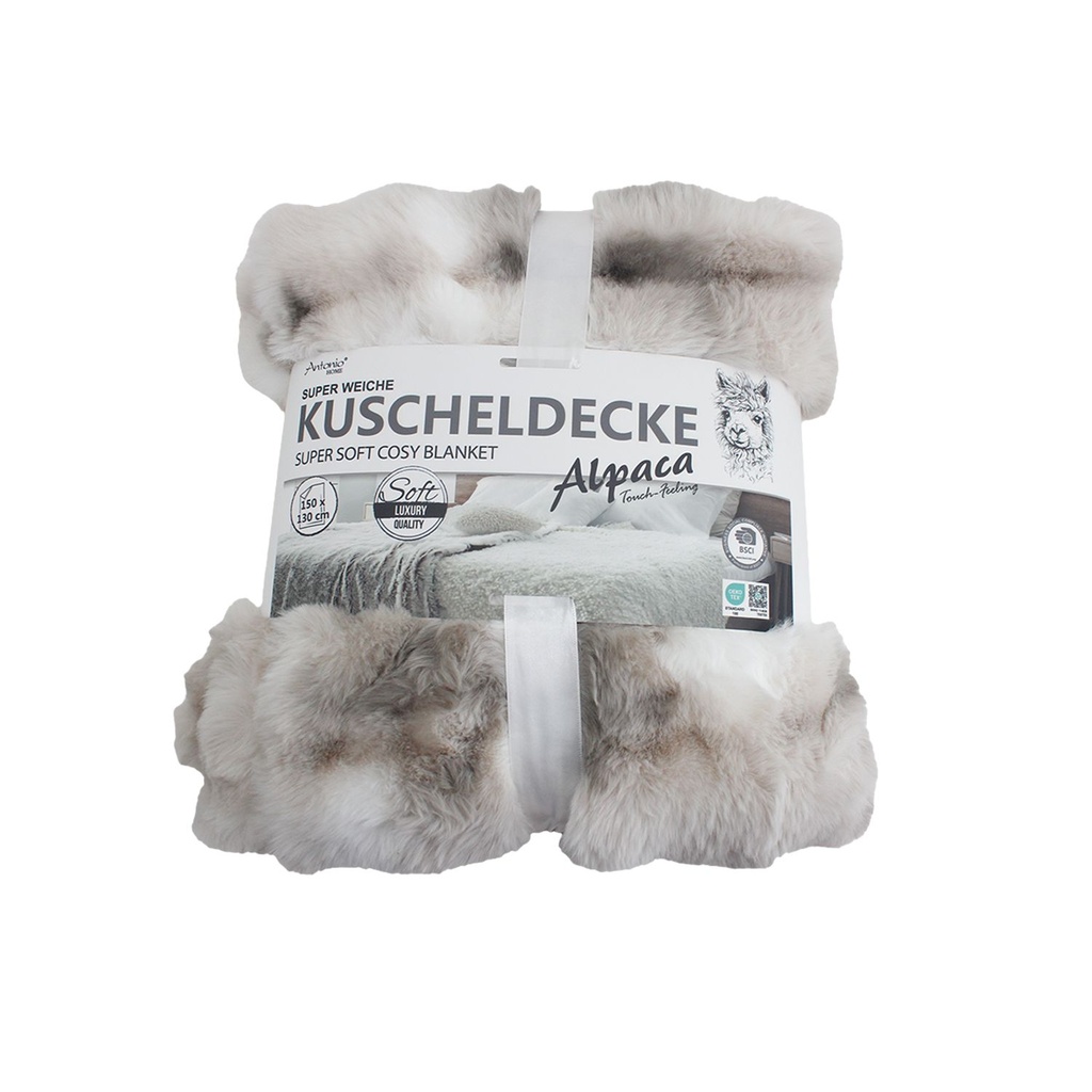 [67.00342.99] Winter Decke Luxus Alpaka Touch