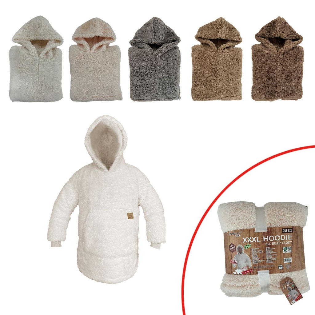 [67.00300.99] Kinder Kuschel Hoodie Teddybär