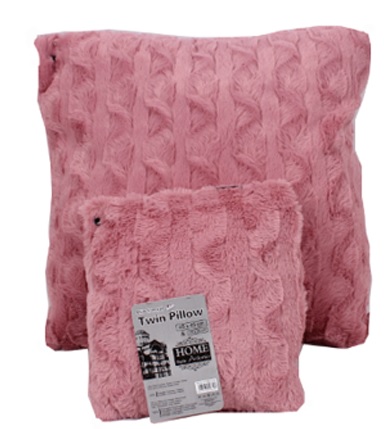 68161200000 Twin Pillow Plush Royal Rose