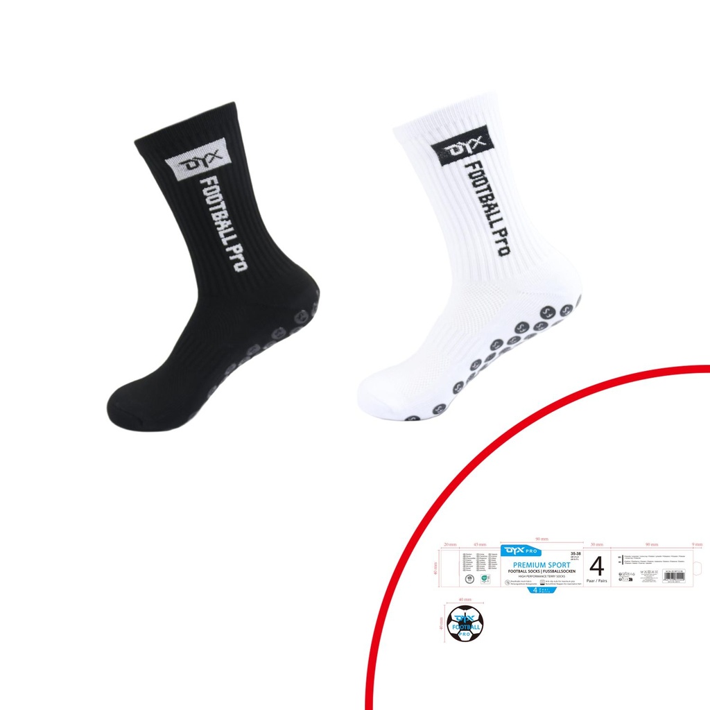 [82.00712.99] 4er Pack Herren Fußball Socken Mit ABS