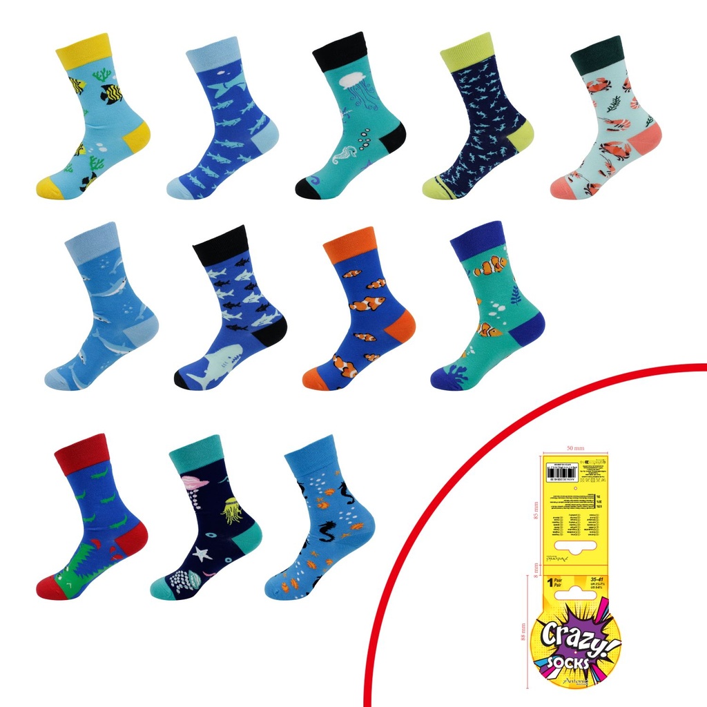 Damen Crazy Socken "Ozean Kollektion"