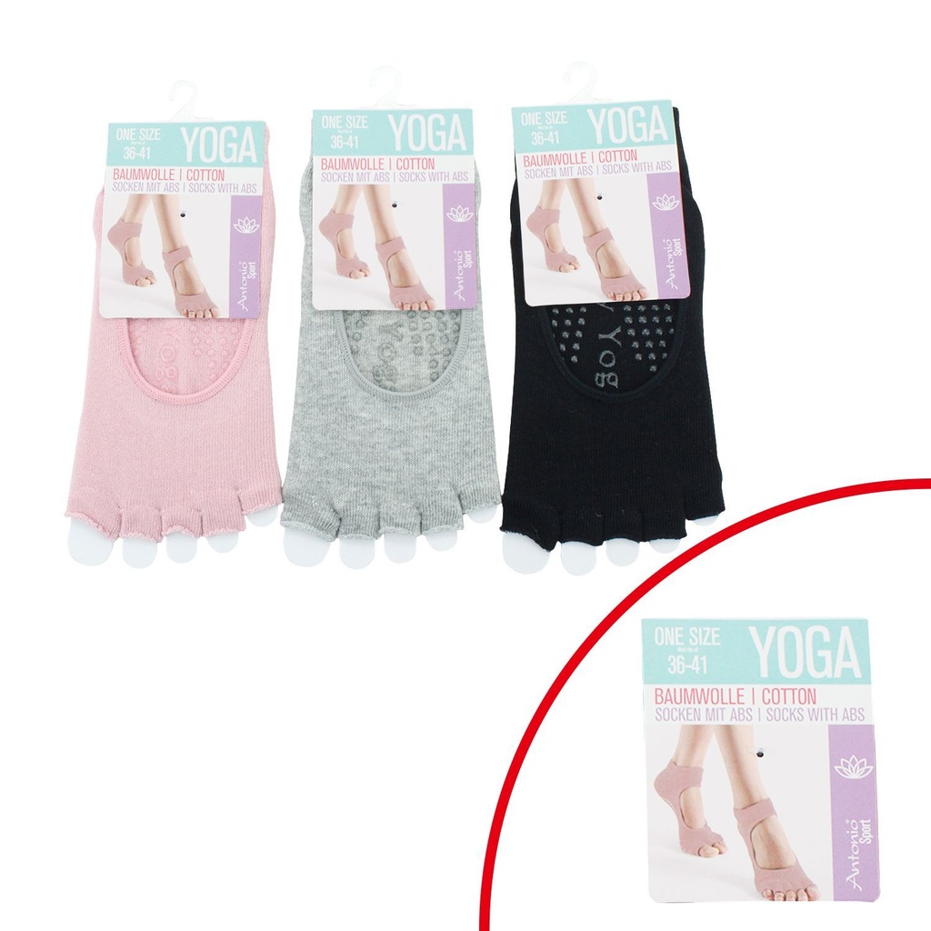 Damen Yoga Socken mit ABS Silikon