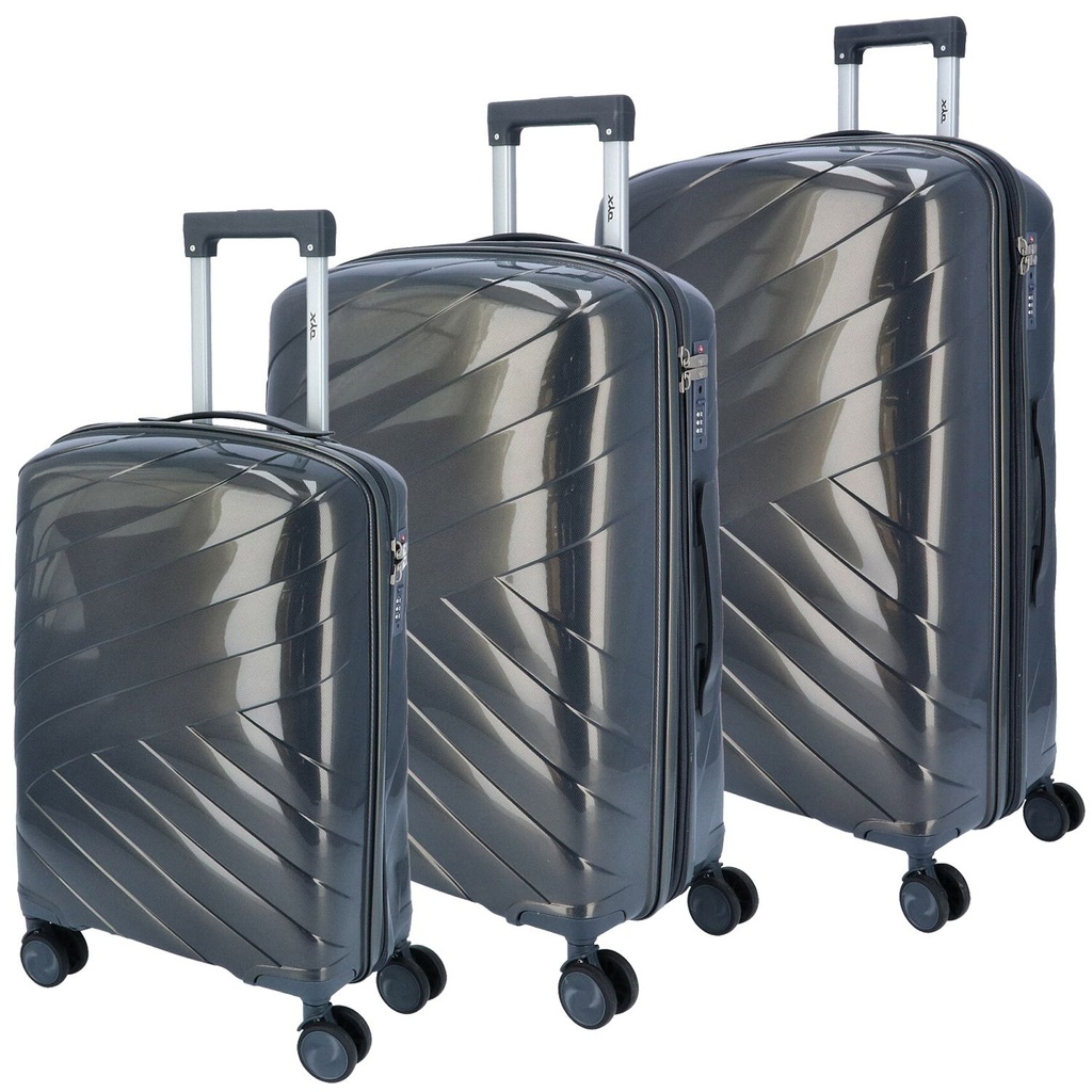 [35.01530.11] 4 Rollen Koffer 3er Set S/M/L - DUBAI