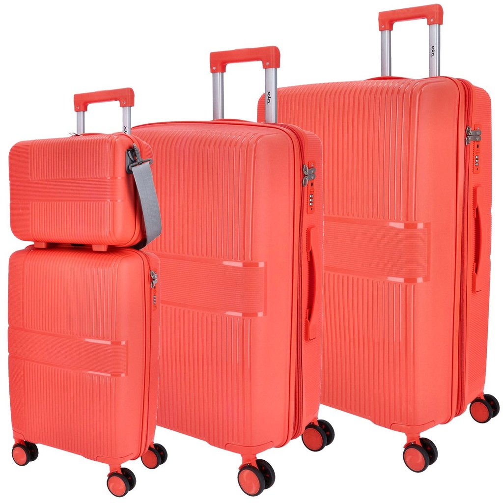 [35.01526.76] 4 Rollen Trolley 4er Set S/M/L/Beauty Case