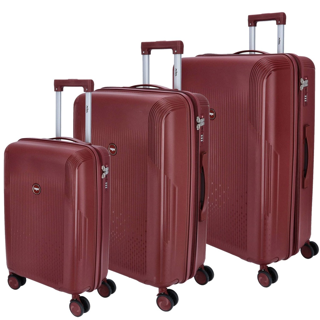 4 Rollen Trolley 3er Set S/M/L