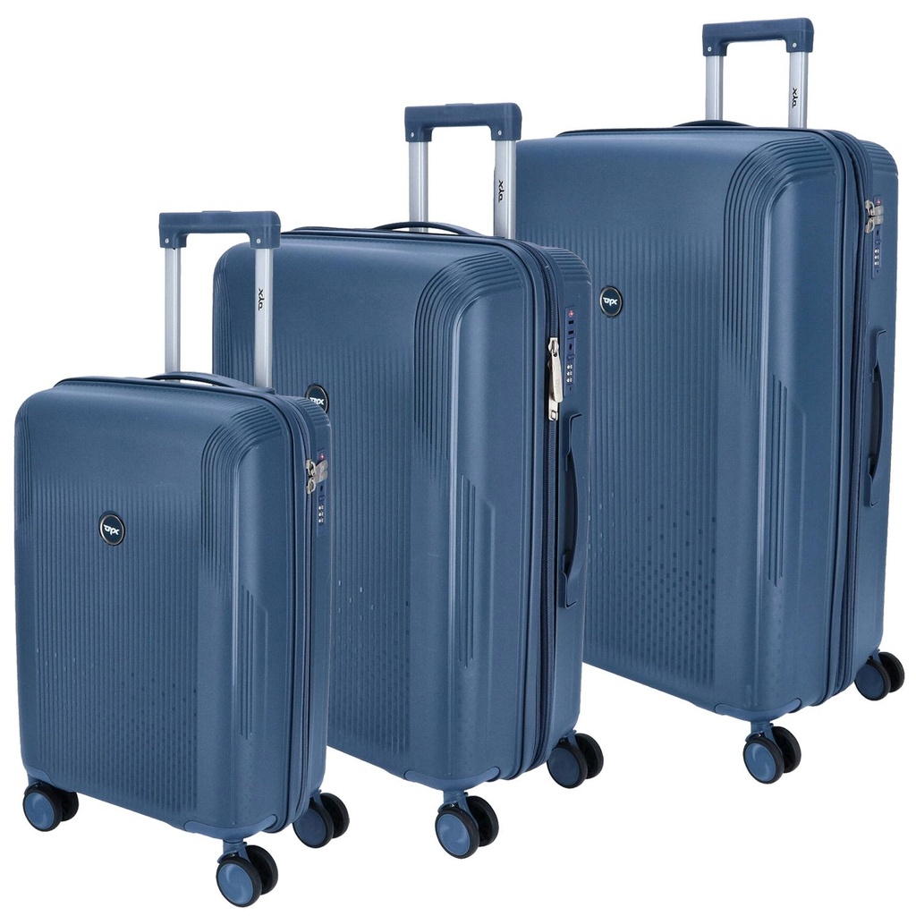 4 Rollen Trolley 3er Set S/M/L