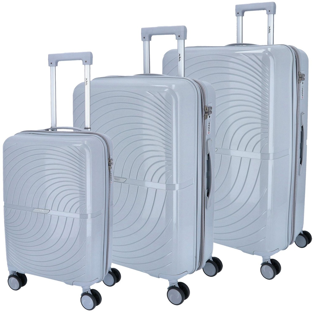 4 Rollen Koffer 3er Set S/M/L - PARIS