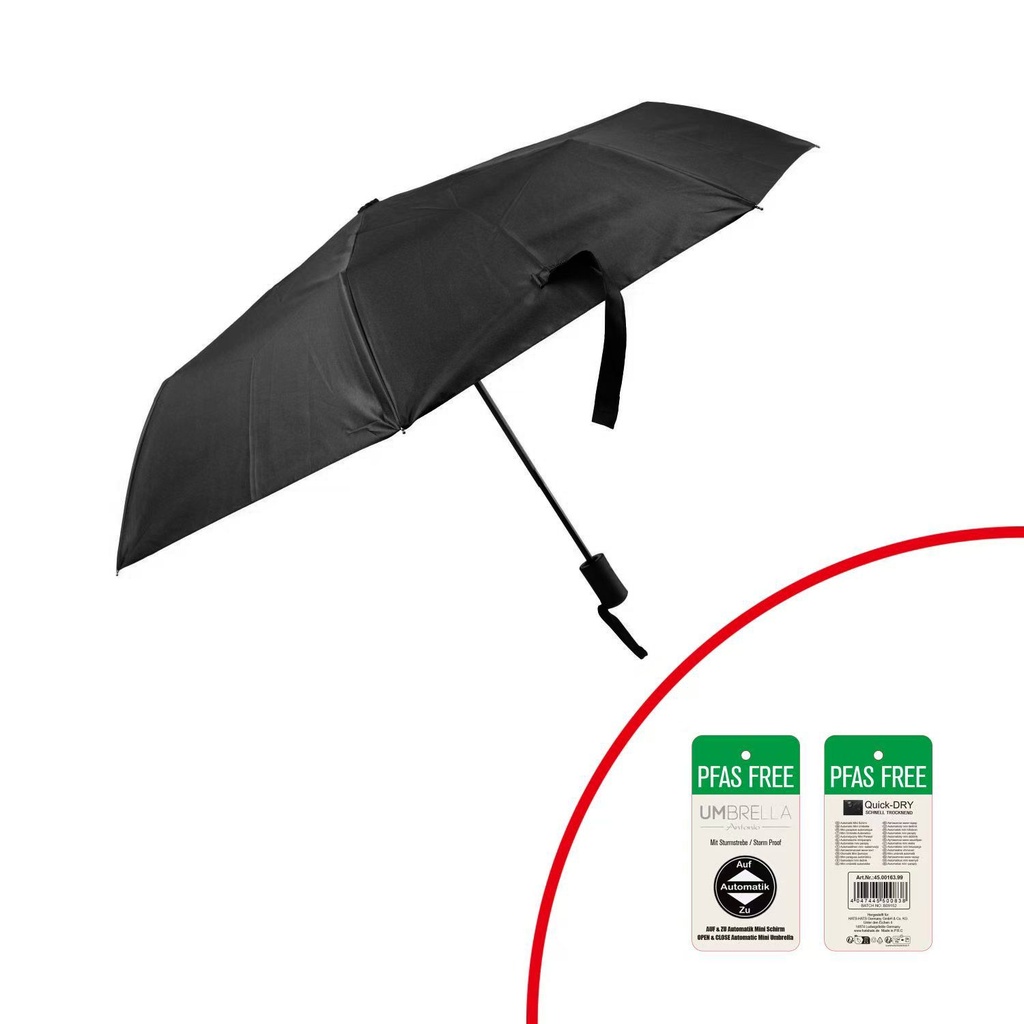 Regenschirm Automatik Schwarz