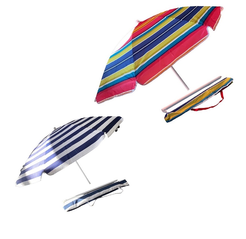 [45.00152.99] Sommer Strand Sonnenschirm Bunt Gestreift
