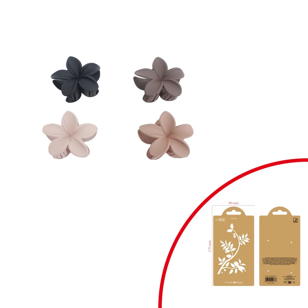 2er Pack Haarklammern Blumen