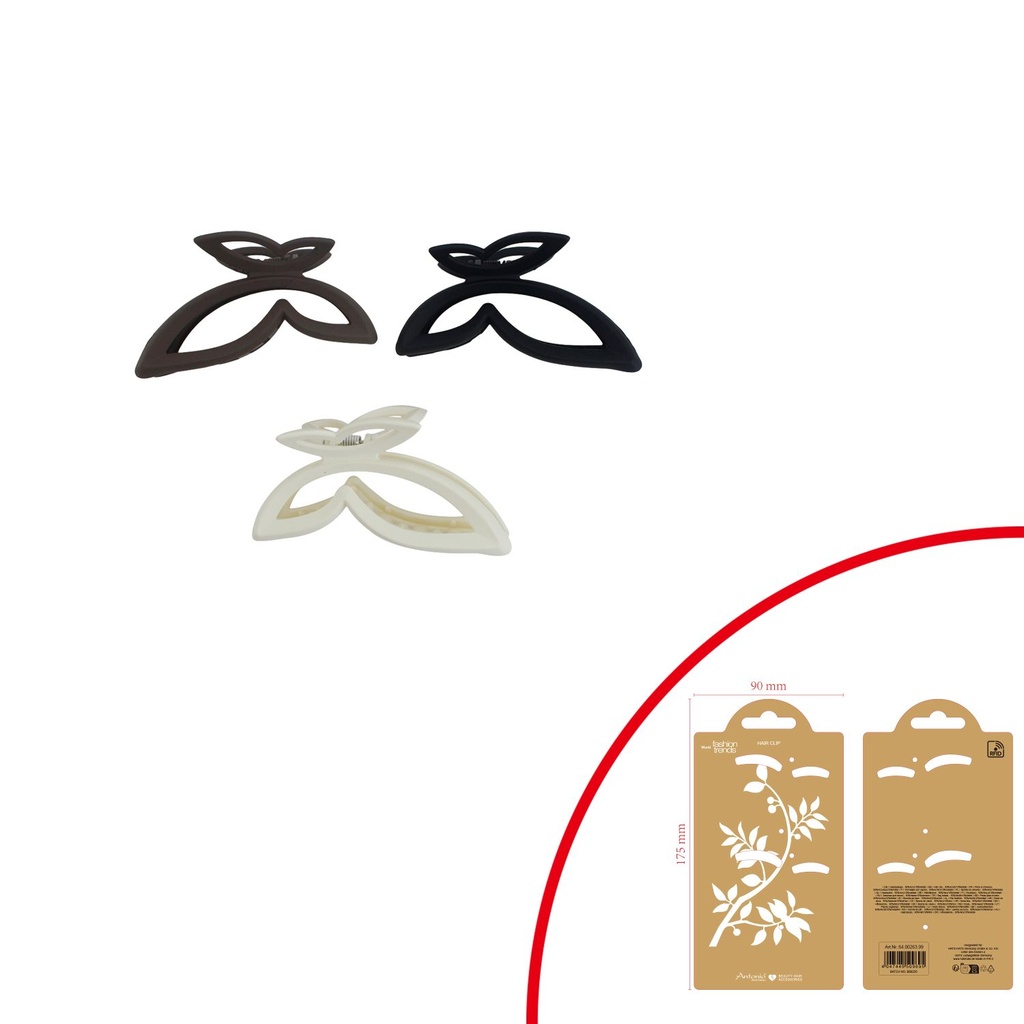 2er Pack Haarklammern Schmetterling