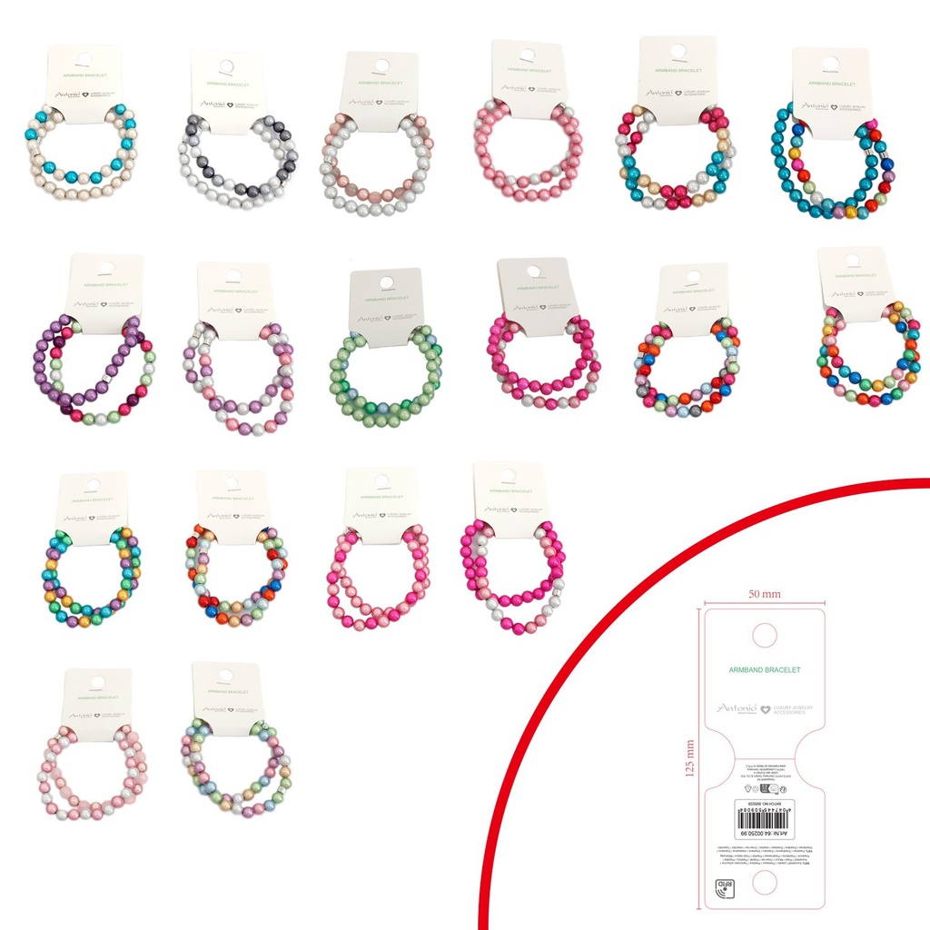 2er Pack Armband Magic Perlen 3D Fashion