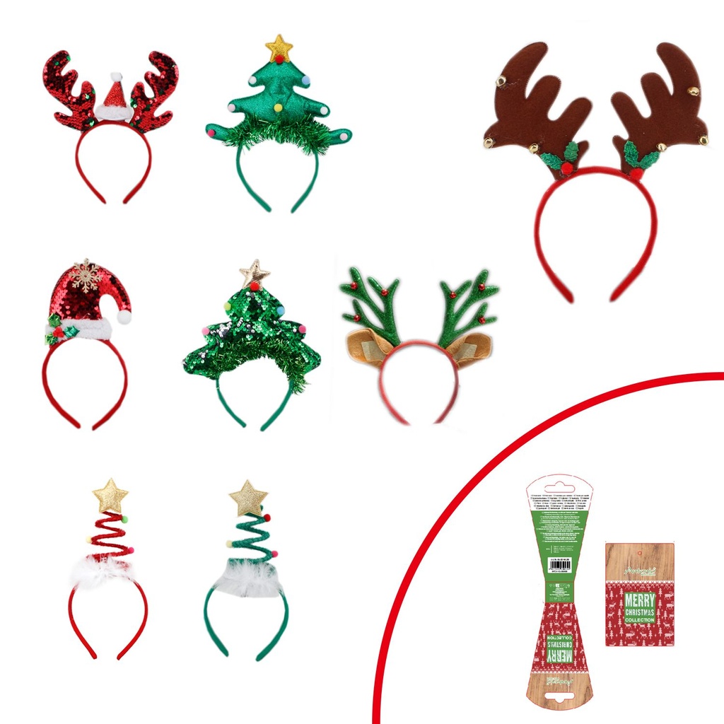 Haarreif Funny X-mas