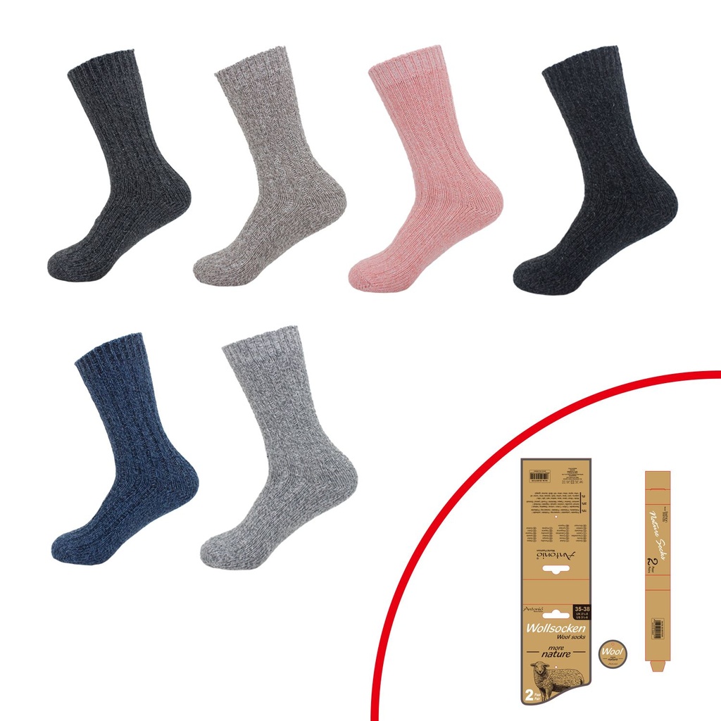Wollsocken 2er Pack