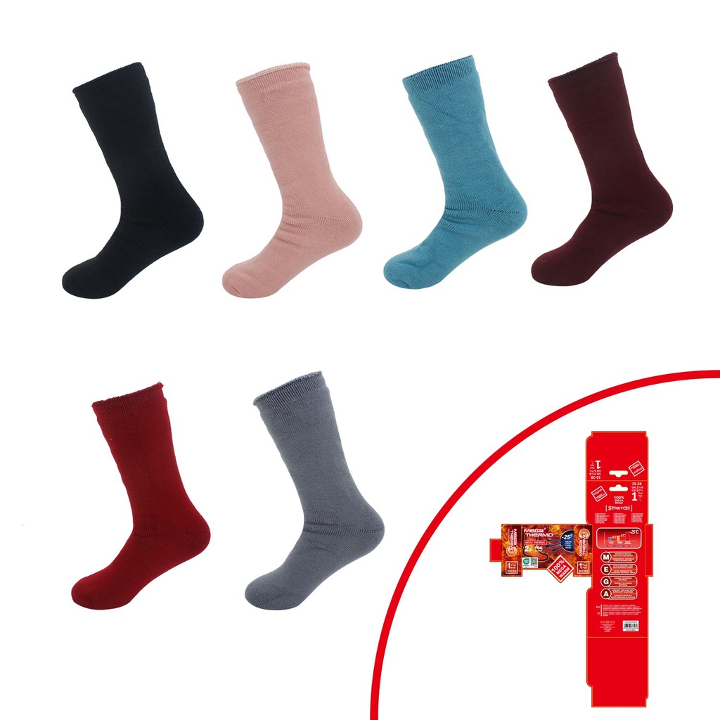 Damen Mega Thermo Socken Soft
