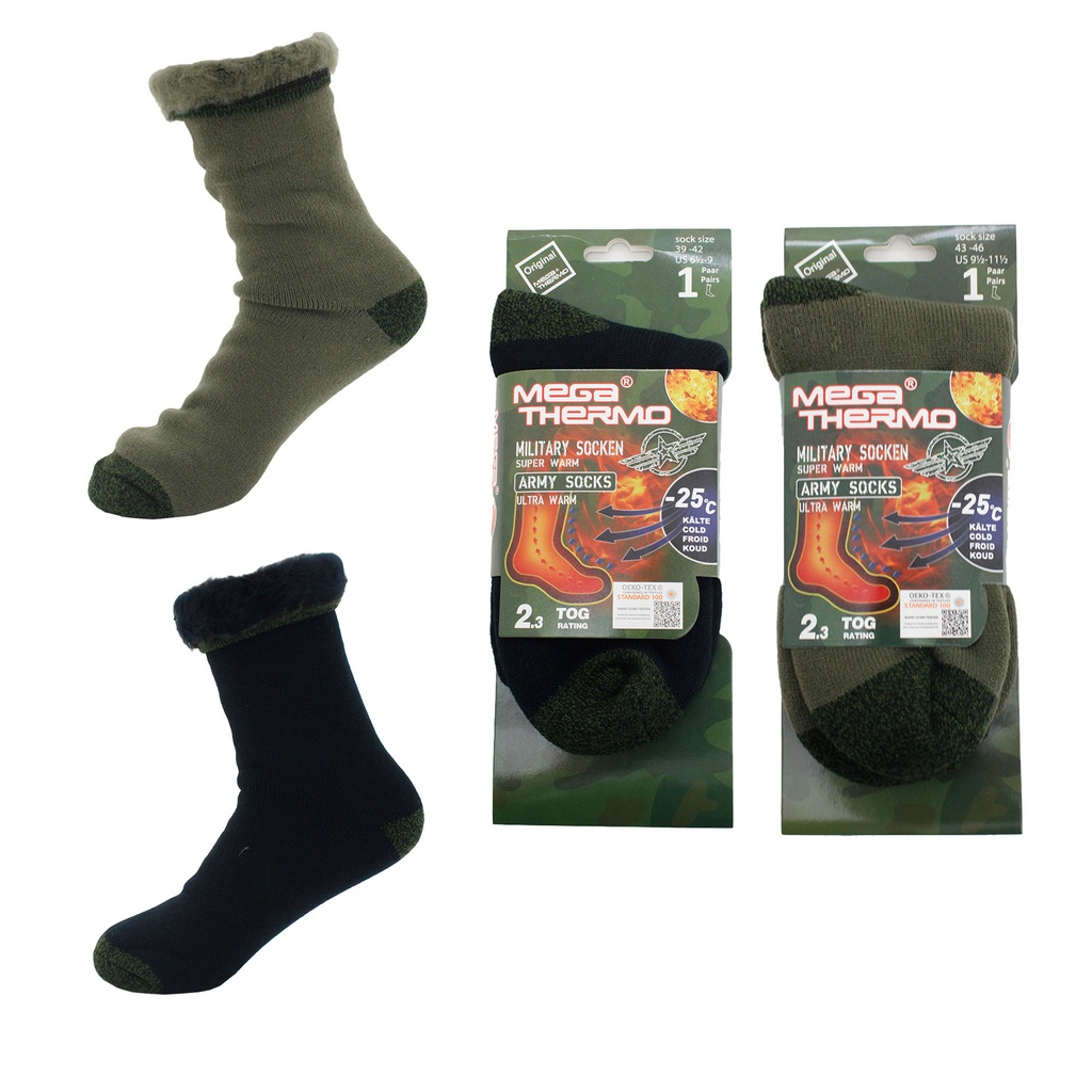 Mega Thermo Socken Armee Stil