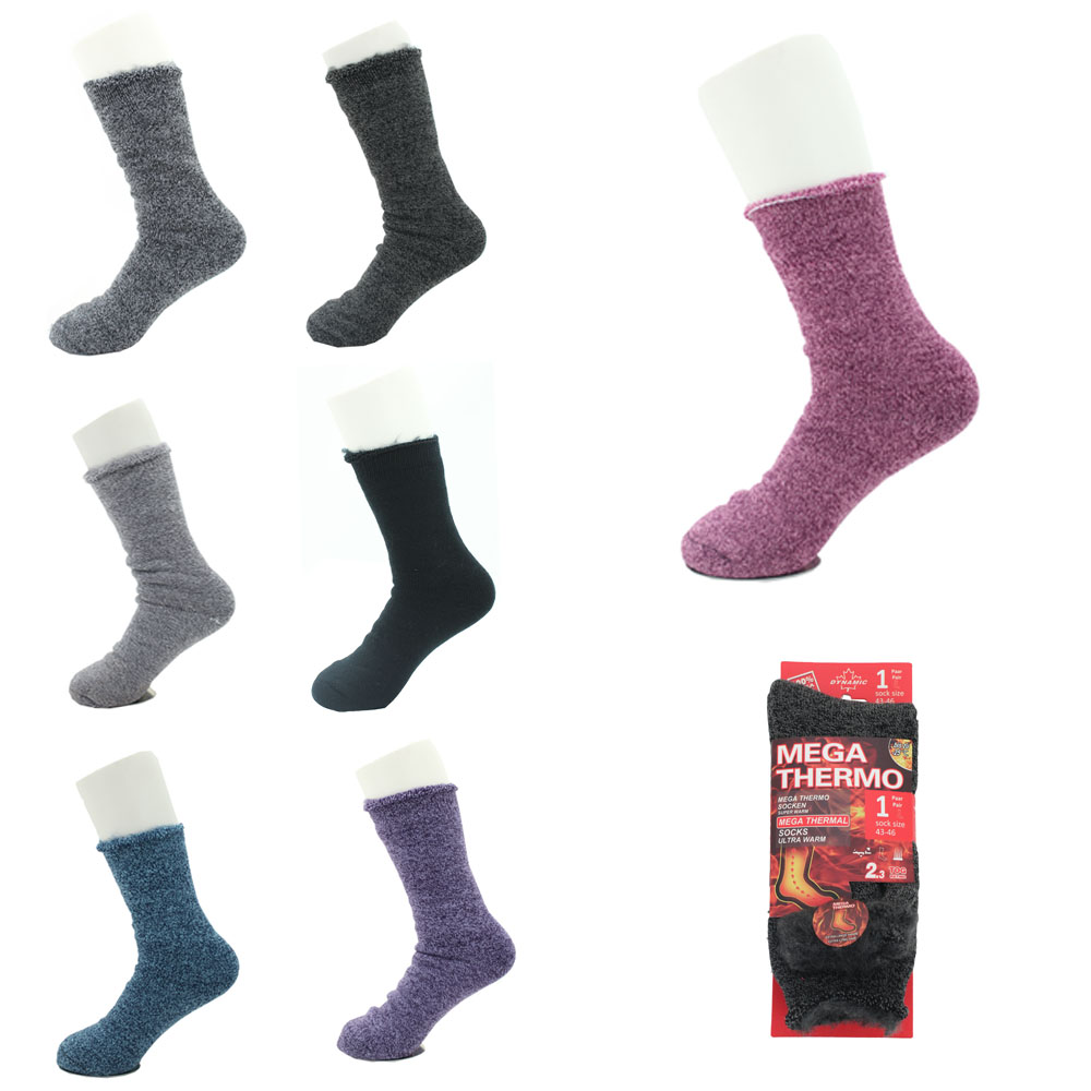 [83.00022.99] Damen Mega Thermo Socken Meliert