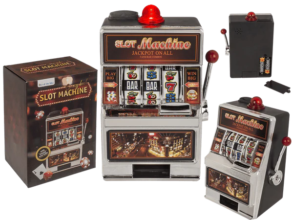 Spardose, Spielautomat, mit Klingel & LED,