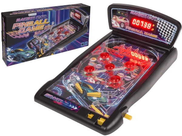 Rennwagen Pinball-Spiel, 43 x 25,5 x 17 cm,