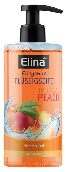 Seife flüssig Elina 300ml Pfirsich mit Spender