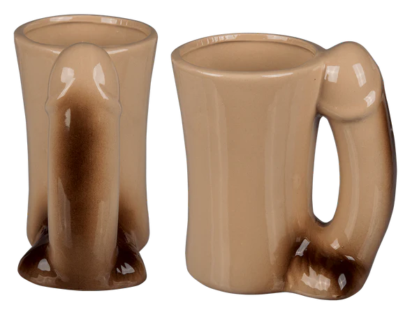 [OOTB-14/1997] Porzellan-Becher, Penis, ca. 14 x 8.5 cm