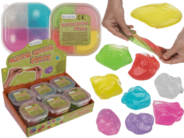Glitter Kristall-Knet-Schleim, ca. 120 g,
