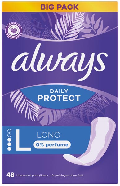 Always Slipeinlage Daily Protect Long 48er