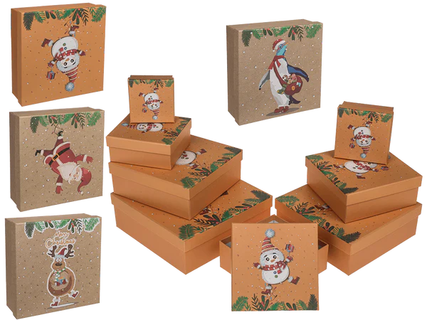 Geschenkkartonage, Oops..., 4--fach sort.,