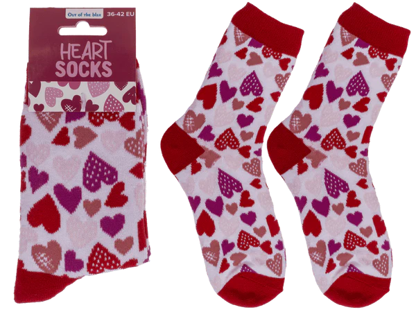 [OOTB-02/1446] Socken, Herzen, Größe 36-42,