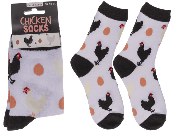 [OOTB-02/1460] Socken, Hühner, Größe 36-42,
