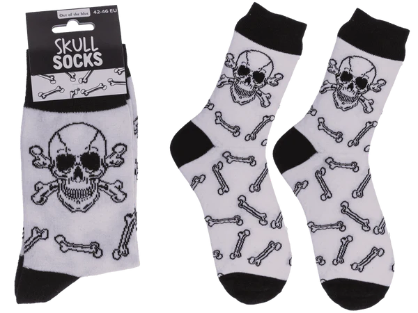 Socken, Totenkopf, Größe 42-46,