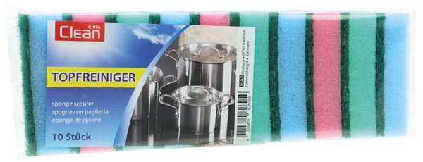 Topfreiniger Schwamm CLEAN für die Küche 10er