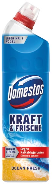 Domestos WC-Reiniger Gel 750ml Aktiv Kraft Ocean