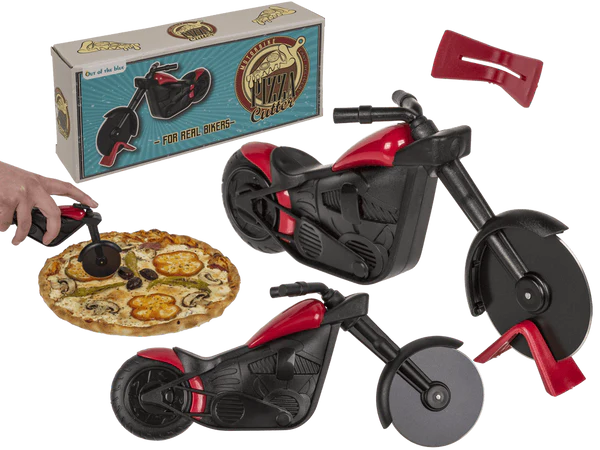 Pizza-Cutter, Motorrad, ca. 22 x 10 cm,