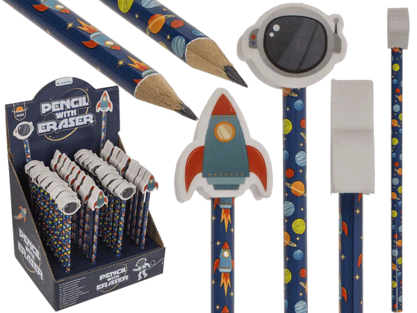 [OOTB-29/2772] Bleistift mit Radiergummi, Space,