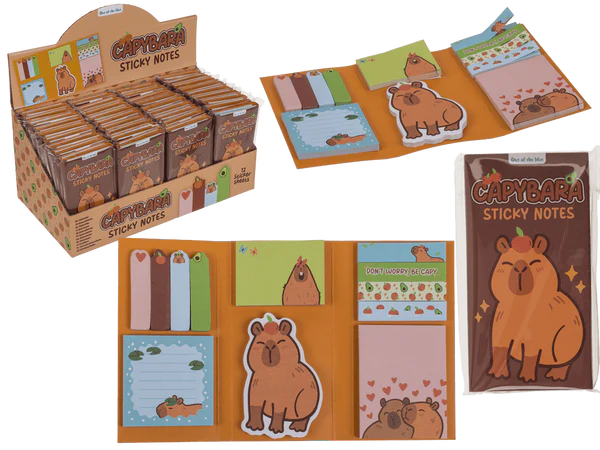 [OOTB-29/2602] Haftnotizen, Capybara,