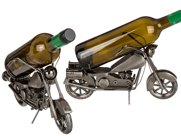 Metall-Flaschenhalter, Motorrad I, ca. 31 x 17 cm
