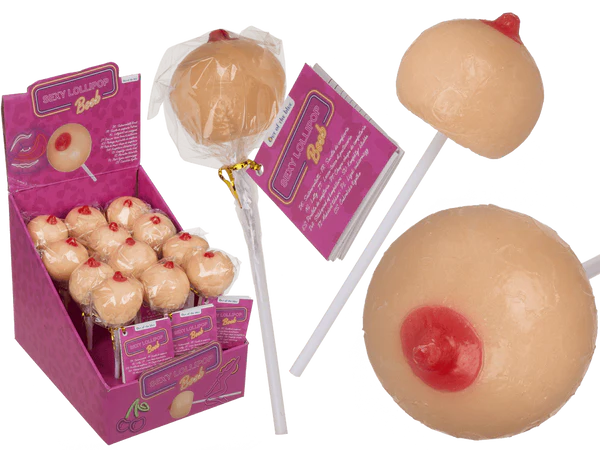 Süßwarenlolli, Brust, ca. 50 g,