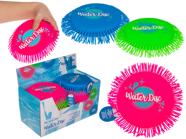 Wasser-Wurfscheibe, D: 13 cm, 3-farbig sortiert,