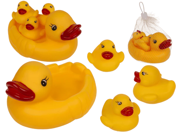 Quietsche-Enten Set, 15,5 x 12 cm,