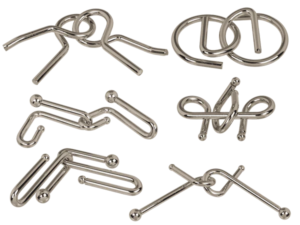 Metall-Geduldsspiel, ca. 9 cm,