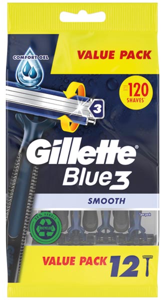 [WERM-1695] Gillette Blue3 Einwegrasierer 12er