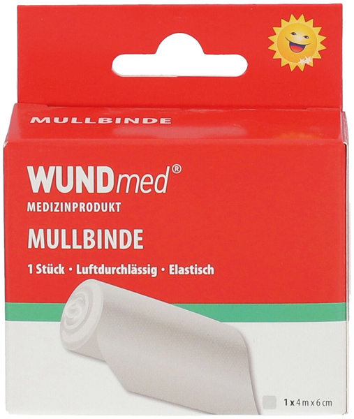 Wundverband Mullbinde 1 Stück 4m x 6cm