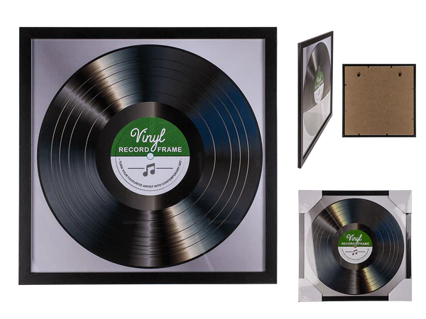 Schallplatten-Rahmen, 34 x 34 x 1 cm,
