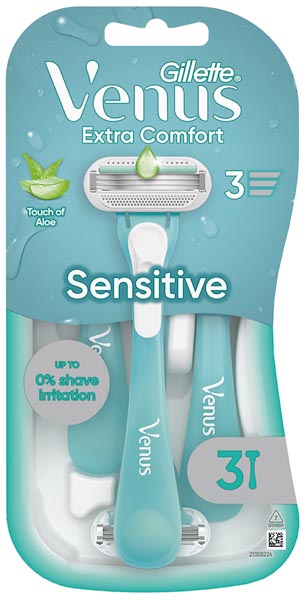 Gillette Women Venus Sensitiv 3er Einwegrasierer