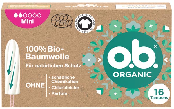 O.B. Tampons Organic Mini 16er