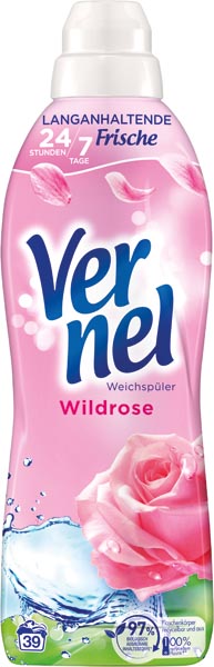 Vernel Weichspüler 50WL Wildrose 1,1 Liter