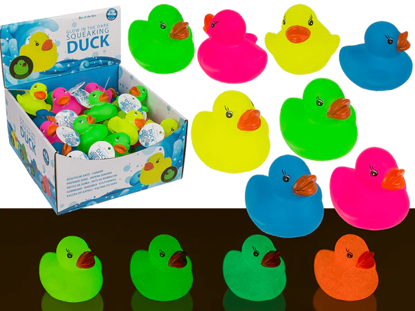 [OOTB-20/1109] Mini-Quietsche-Ente, Glow in the Dark,