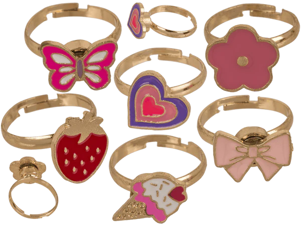 Ring mit Spinner, Girly,